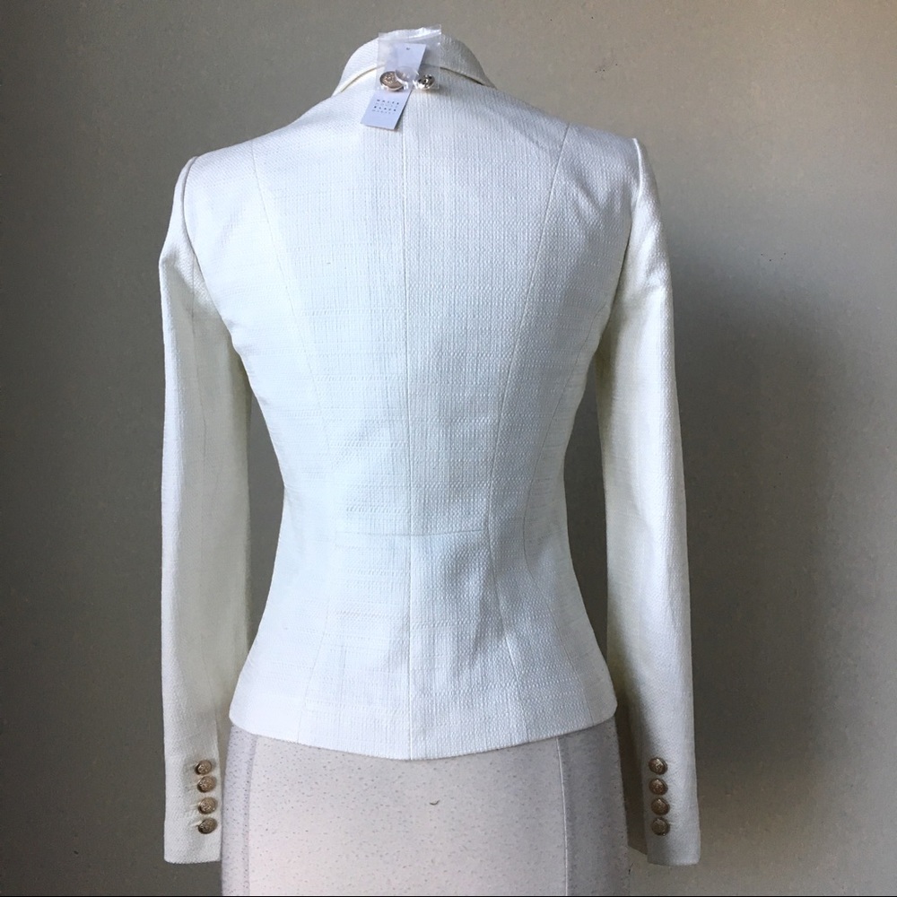 basketweave ivory new trophy jacket - Picture 3 of 4